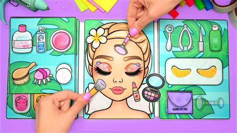 diy doll makeup